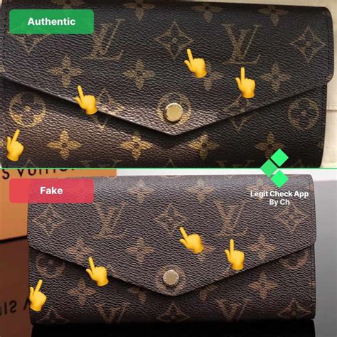 lv zipper wallet real vs fake|louis vuitton wallet false.